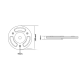 BOAT CABIN LIGHT- Acrylic material -3 Watt - 10-30volts - WK-CL11-WWBL - AZLED